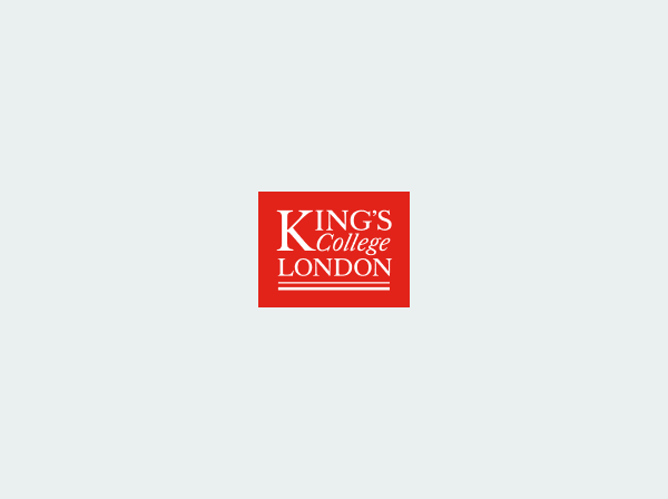 King's College London on a grey background